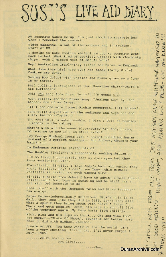 duran duran - DUCK issue 5