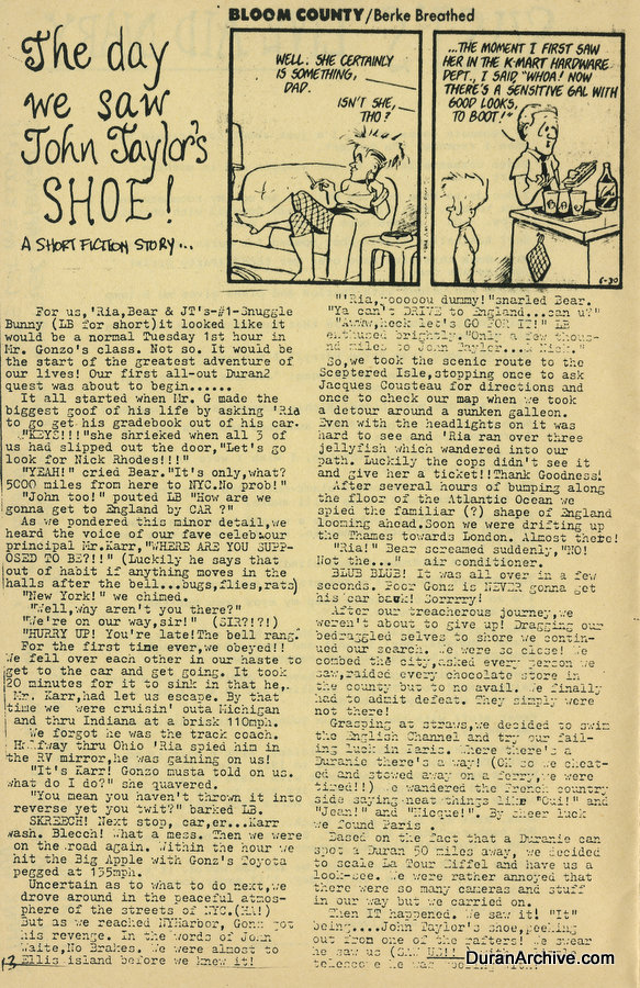 duran duran - DUCK issue 5